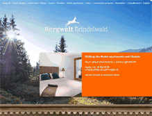 Tablet Screenshot of bergwelt-grindelwald.com